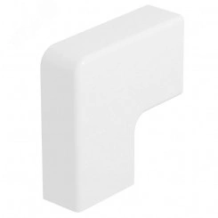Крышка плоского угла кабельного канала WDK 15x50x50 мм (ABS-пластик, белый) Крышка плоского угла кабельного канала WDK 15x50x50 мм (ABS-пластик, белый)