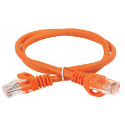 Патч-корд ITK категория 5е UTP 1 метр PVC оранжевый