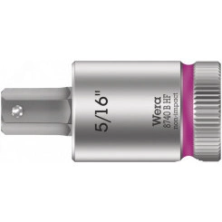 Головка торцевая 8740 B Hex-Plus HF Zyklop со вставкой под внутренний шестигранник DR 3/8 с функцией фиксации крепежа 5/16 x 38.5 мм Головка торцевая 8740 B Hex-Plus HF Zyklop со вставкой под внутренний шестигранник DR 3/8 с функцией фиксации крепежа 5/16 x 38.5 мм