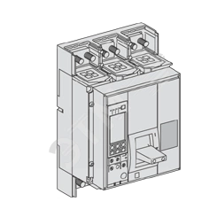 Выключатель NS800 H 4p + MicroLogic 2.0 в сборе Выключатель NS800 H 4p + MicroLogic 2.0 в сборе