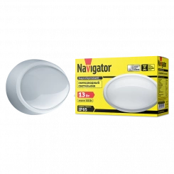 Светильник светодиодный ДБП-13w 4000K 1000Лм IP65 овальный пластиковый белый Светильник светодиодный ДБП-13w 4000K 1000Лм IP65 овальный пластиковый белый