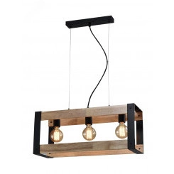 Светильник подвесной (подвес) Rivoli Eve 5144-203 3 х Е27 40 Вт лофт - кантри потолочный