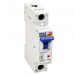 Выключатель автоматический модульный OptiDin BM63-1K13-DC-УХЛ3 (Новый) Выключатель автоматический модульный OptiDin BM63-1K13-DC-УХЛ3 (Новый)