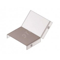 Крышка лотка замкового КЛПЗ 100х80-45 УТ1,5 для поворота трассы вверх на 45, горячее цинкование(толщина покрытия 40 -120 мкм), S1,5