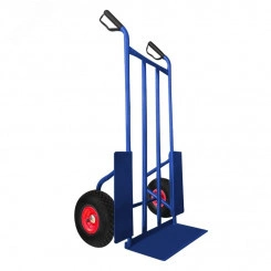 Тележка ручная двухколесная КГ250, г/п 250кг, колеса пневматические d250 мм Тележка ручная двухколесная КГ250, г/п 250кг, колеса пневматические d250 мм