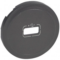 Celiane Лицевая панель розетки USB 067352/72 графит Celiane Лицевая панель розетки USB 067352/72 графит