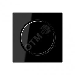 Накладка роторного диммера Серия A500 Материал- дуропласт Цвет- черный Накладка роторного диммера Серия A500 Материал- дуропласт Цвет- черный