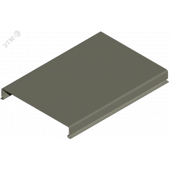 Крышка на угол вертикальный внешний 300х80 S=0.7мм оцинкованная