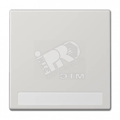 Клавиша для выключателя с полем для надписи светло-серая Клавиша для выключателя с полем для надписи светло-серая
