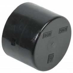 Заглушка для двустенной трубы d90 Заглушка для двустенной трубы d90