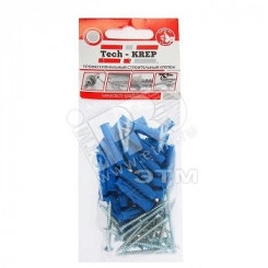 Шуруп универсальный 3.5х40 потайная головка оцинкованный + дюбель 6х30 (30шт) Шуруп универсальный 3.5х40 потайная головка оцинкованный + дюбель 6х30 (30шт)