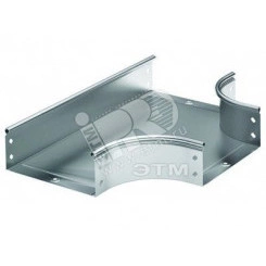 Ответвитель DPT Т-образный горизонтальный 600х80 цинк-ламельный