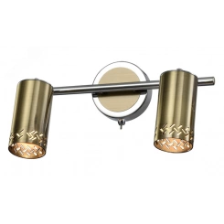Светильник настенно-потолочный спот Rivoli Alosia 7019-702 2* GU10 25 Вт поворотный с выключателем