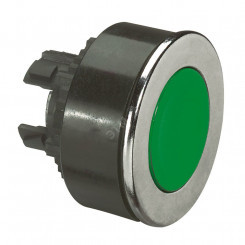 Головка кнопки скрытая с потайным толкателем, с маркировкой i, цвет зеленый