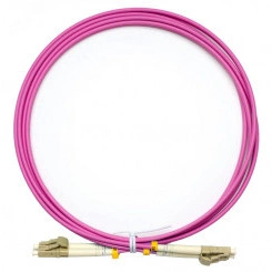 Шнур оптический duplex 2м LC-LC 50/125 mm OM4 LSZH FOP-50-OM4-LC-LC-2m