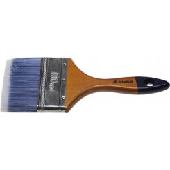 Кисть плоская ''АКВА-МАСТЕР'', искусственная щетина, деревянная ручка, 100мм