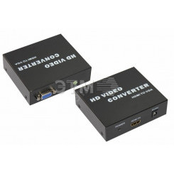 Конвертер HDMI на VGA + Стерео 3,5 мм