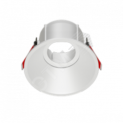 Рамка для модульного светильника FLEX 50 07 круглая встраиваемая утопленная 110х48мм RAL 9010 поворотная ВАРТОН