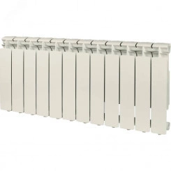 Радиатор алюминиевый секционный 350/80/12 боковое подключение