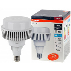 Лампа светодиодная LED HQ 105Вт E40  (замена 250Вт )холодный  белый OSRAM