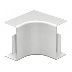 Крышка внутреннего угла кабельного канала WDK 40x90 мм (ПВХ, светло-серый) Крышка внутреннего угла кабельного канала WDK 40x90 мм (ПВХ, светло-серый)