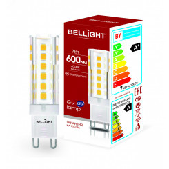 Лампа светодиодная LED 7Вт 4000K 600Лм G9 Bellight
