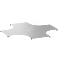 Крышка для крестообразного ответвителя LHT 300 S=1.5мм гор.оцинк.