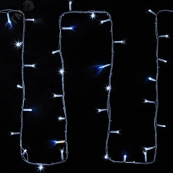 Дюраплей Flashing (каждый 5-й) 20 м (4 модуля x 5 м), белый каучук, 200 (50x4) LED белый, соединяется, 24 В (нужен трансформатор 531-100 или 531-200