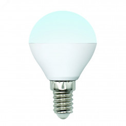 Лампа светодиодная с трехступенчатым диммером 100-50-10 LED 6вт 175-250В шар 510Лм Е14 4000К Uniel Multibrigh