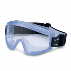 Очки защитные закрытые герметичные ЗНГ1 PANORAMA Nord (PC) (панорамное защитное стекло, устойчивы к химическим веществам, растворам кислот и щелочей,мягкий обтюратор, возможно ношение с корригирующими очками)