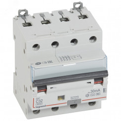 Выключатель автоматический дифференциального тока DX3 4П C32А 30MА-Hpi