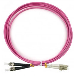 Шнур оптический duplex 2м LC-ST 50/125 mm OM4 LSZH FOP-50-OM4-LC-ST-2m