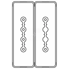 Секция прямая шинопровод 1+1 точек отвода L=3000мм Cu 4P+2P40A