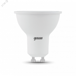 Лампа светодиодная LED 5 Вт 530 Лм 6500К диммируемая холодная GU10 MR16 Black Gauss