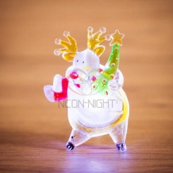 Фигура домашняя светодиодная на присоске Олень RGB