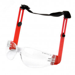 Очки защитные открытые О15 HAMMER ACTIVE plus (2С- (современные легкие универсальные очки с увеличенным панорамным обзором, защитное стекло из прозрачного бесцветного поликарбоната с твердым покрытием на наружной стороне и с незапотевающим покры