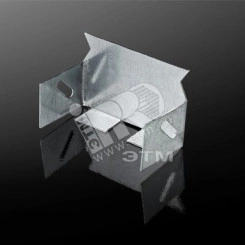 ЗТЛо100х25 S=0,7мм Заглушка торцевая для лотка облегченный полимерный