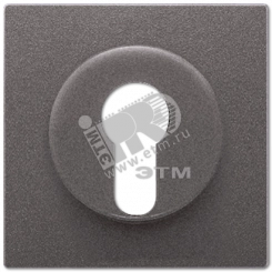 Крышка для выключателя с замком антрацит Крышка для выключателя с замком антрацит