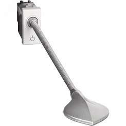 Livinglight. Точечный светильник для чтения LED. 230В 3,3 Вт 110Лм 2 модуля. Цвет Алюминий Livinglight. Точечный светильник для чтения LED. 230В 3,3 Вт 110Лм 2 модуля. Цвет Алюминий