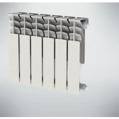 Радиатор алюминиевый секционный 350/100/6 боковое подключение Радиатор алюминиевый секционный 350/100/6 боковое подключение