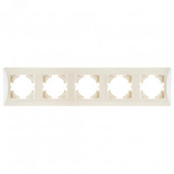 GUSI Ugra РАМКА 5-местная, цвет бежевый. GUSI Ugra РАМКА 5-местная, цвет бежевый.