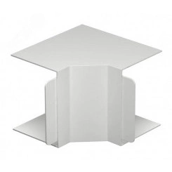 Крышка внутреннего угла кабельного канала WDK 100x130 мм (ПВХ, светло-серый) Крышка внутреннего угла кабельного канала WDK 100x130 мм (ПВХ, светло-серый)