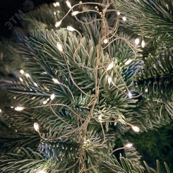 Гирлянда роса Фейерверк с трансформатором 20 м, 1000 LED, белое свечение