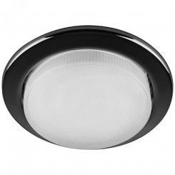 Светильник ДВО-15w GX53 без лампы черный хром Светильник ДВО-15w GX53 без лампы черный хром