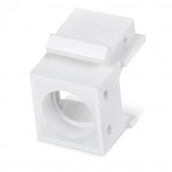 Вставка формата Keystone Jack для проходного адаптера ST или FC Вставка формата Keystone Jack для проходного адаптера ST или FC