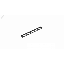 Органайзер кабельный вертикальный, 18U, для шкафов серий TFI-R, Ш75хВ731хГ20мм, металлический, с крепежом, цвет черный