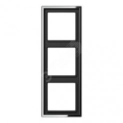 Рамка 3-я для горизонтальной/вертикальной установки Серия- LS990 Материал- металл Цвет- полированный хром Рамка 3-я для горизонтальной/вертикальной установки Серия- LS990 Материал- металл Цвет- полированный хром