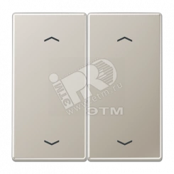 Клавиша для кнопки BCU благородная сталь Клавиша для кнопки BCU благородная сталь