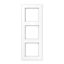 Рамка 3-я для горизонтальной/вертикальной установки Серия- ACreation Материал- термопласт. Цвет- белый Рамка 3-я для горизонтальной/вертикальной установки Серия- ACreation Материал- термопласт. Цвет- белый