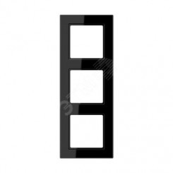 Рамка 3-я для горизонтальной/вертикальной установки  Серия- ACreation  Материал- термопласт. Цвет- черный